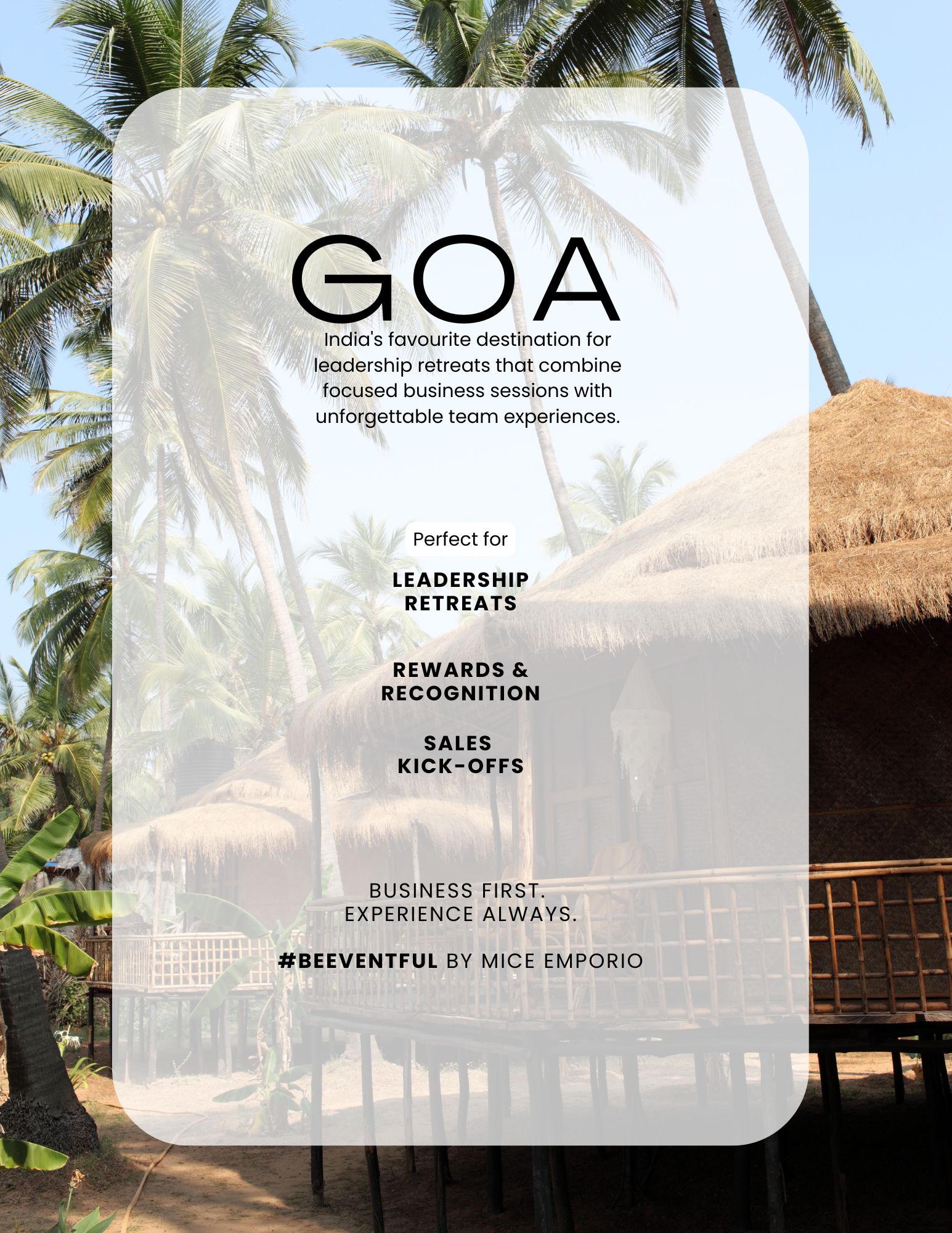 Goa beach offsite